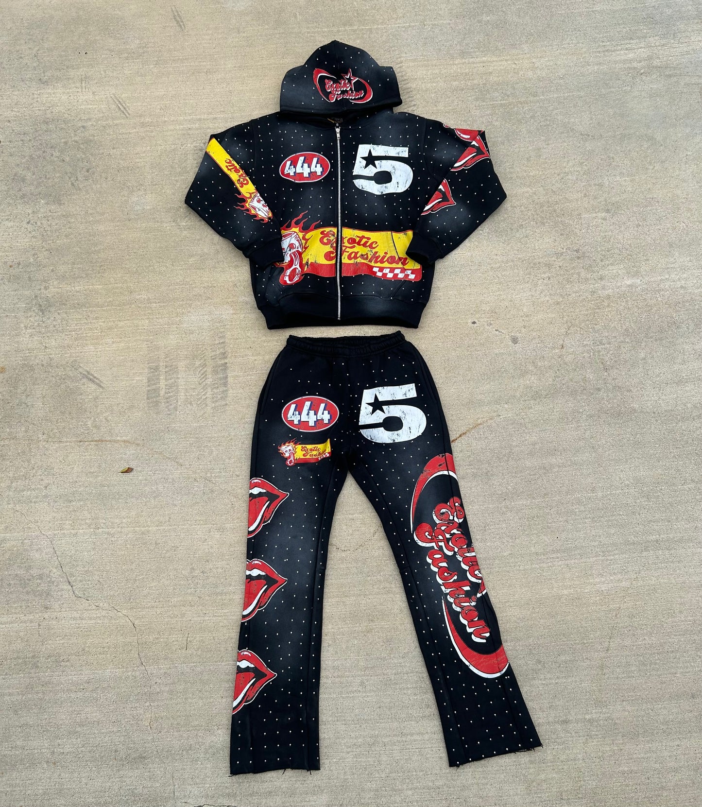 5 ⭐️ RHINESTONE SET (BLACK)